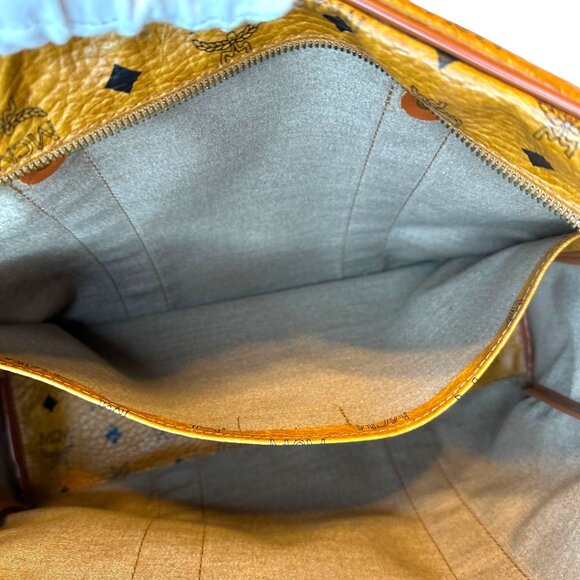 MCM Cognac Visetos Shoulder Bag - Picture 11 of 12
